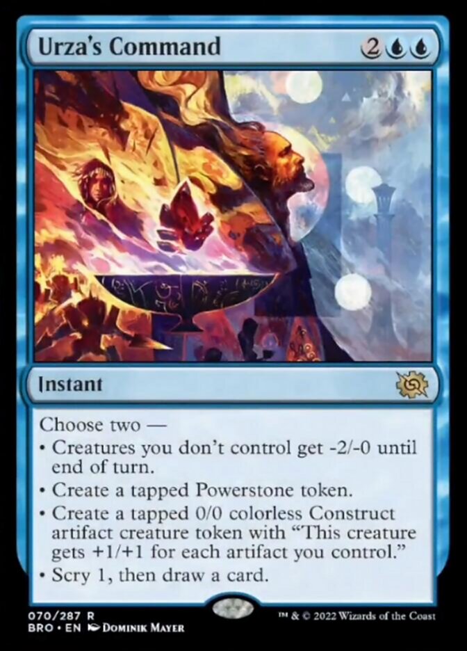 Urza's Command [The Brothers' War] | Dumpster Cat Games