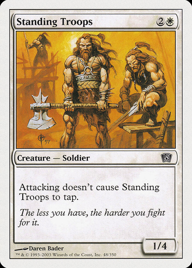 Standing Troops [Eighth Edition] | Dumpster Cat Games
