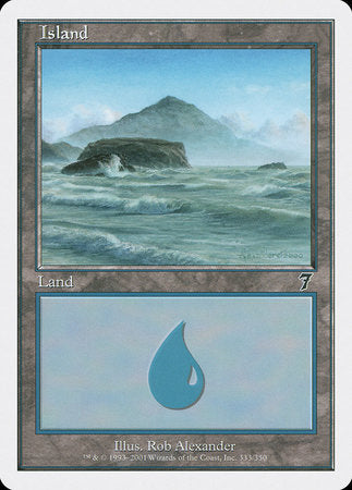 Island (333) [Seventh Edition] | Dumpster Cat Games