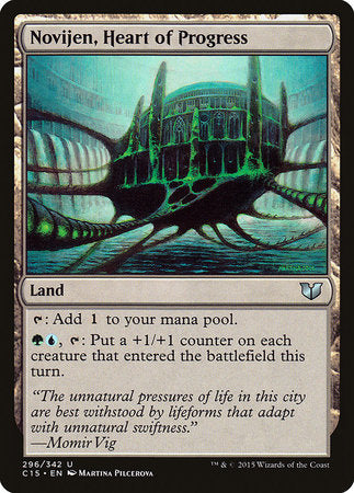 Novijen, Heart of Progress [Commander 2015] | Dumpster Cat Games