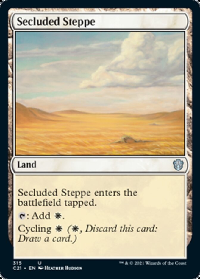 Secluded Steppe [Commander 2021] | Dumpster Cat Games