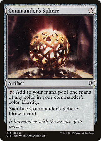 Commander's Sphere [Commander 2016] | Dumpster Cat Games