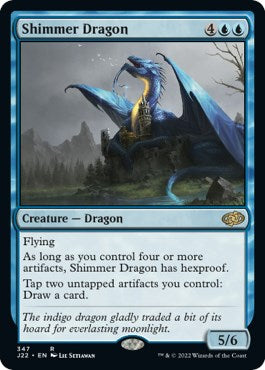 Shimmer Dragon [Jumpstart 2022] | Dumpster Cat Games