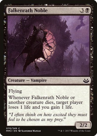 Falkenrath Noble [Modern Masters 2017] | Dumpster Cat Games