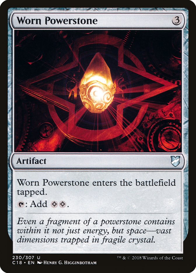Worn Powerstone [Commander 2018] | Dumpster Cat Games