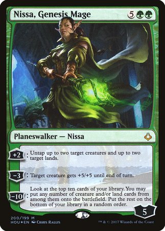 Nissa, Genesis Mage [Hour of Devastation] | Dumpster Cat Games
