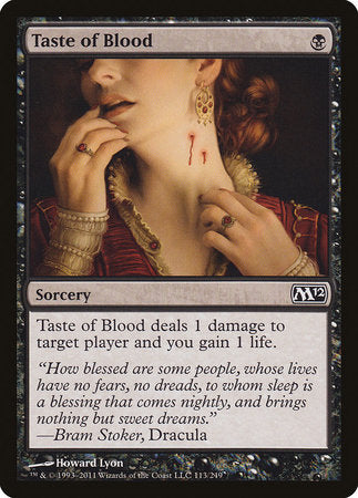 Taste of Blood [Magic 2012] | Dumpster Cat Games