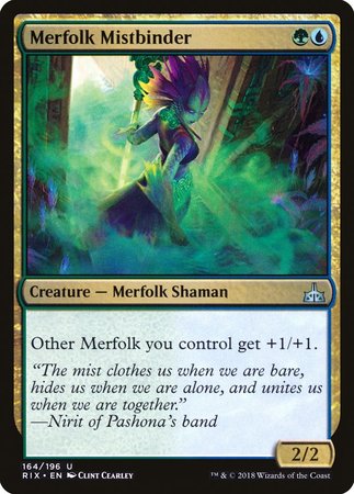 Merfolk Mistbinder [Rivals of Ixalan] | Dumpster Cat Games