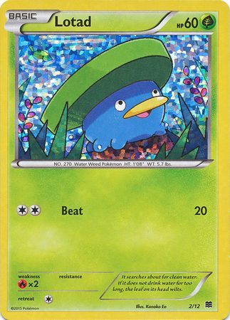 Lotad (2/12) [McDonald's Promos: 2015 Collection] | Dumpster Cat Games