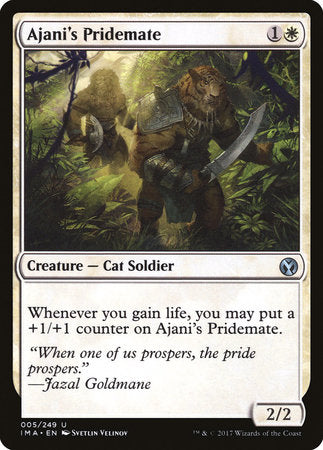 Ajani's Pridemate [Iconic Masters] | Dumpster Cat Games