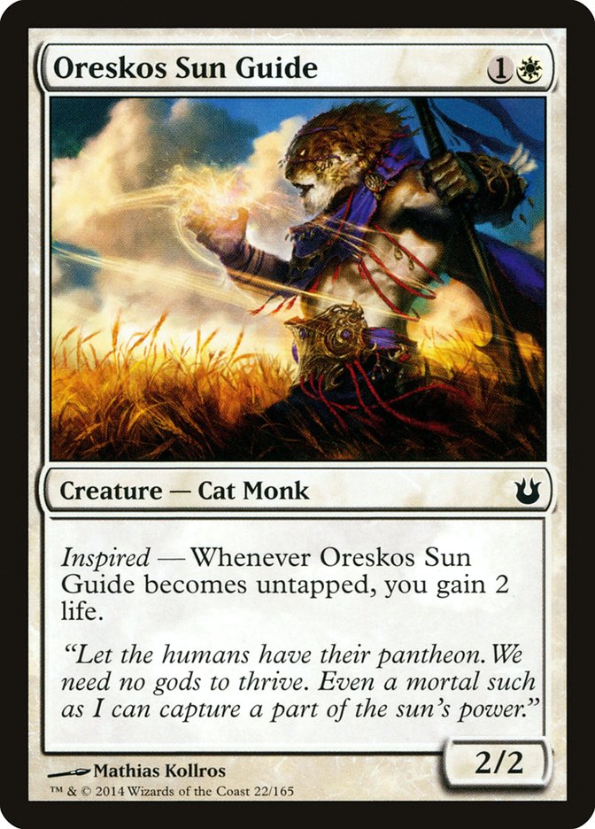 Oreskos Sun Guide [Born of the Gods] | Dumpster Cat Games