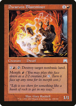 Dwarven Blastminer [Onslaught] | Dumpster Cat Games