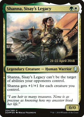 Shanna, Sisay's Legacy [Dominaria Promos] | Dumpster Cat Games