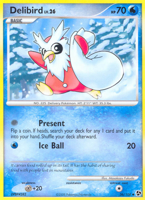 Delibird (36/106) [Diamond & Pearl: Great Encounters] | Dumpster Cat Games