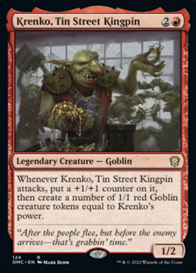 Krenko, Tin Street Kingpin [Dominaria United Commander] | Dumpster Cat Games