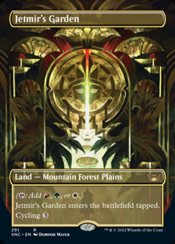Jetmir's Garden (Borderless Alternate Art) [Streets of New Capenna] | Dumpster Cat Games