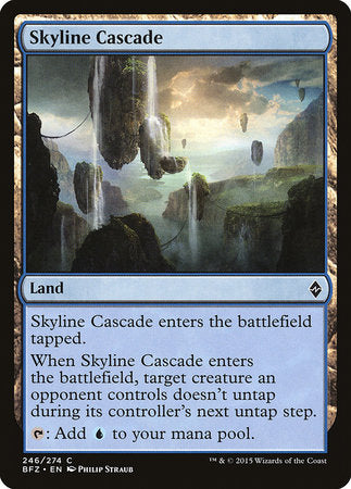 Skyline Cascade [Battle for Zendikar] | Dumpster Cat Games