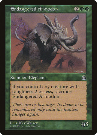Endangered Armodon [Stronghold] | Dumpster Cat Games