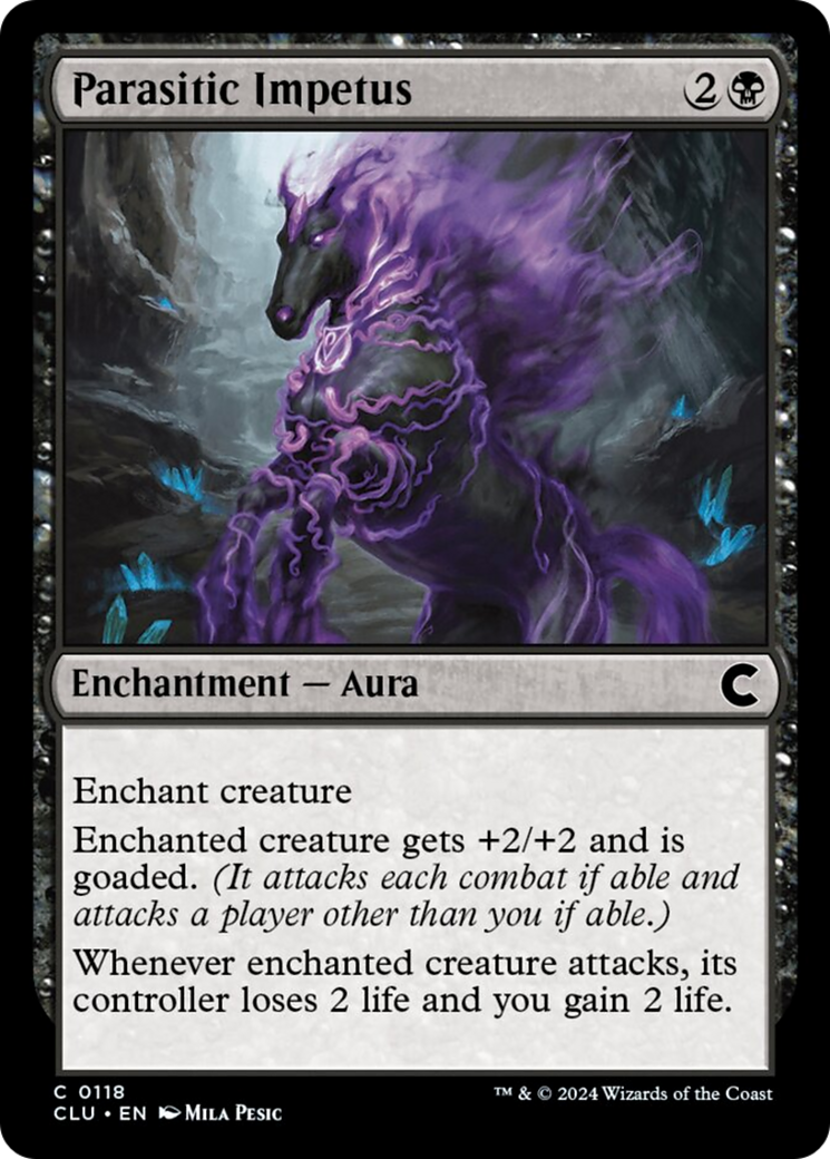 Parasitic Impetus [Ravnica: Clue Edition] | Dumpster Cat Games