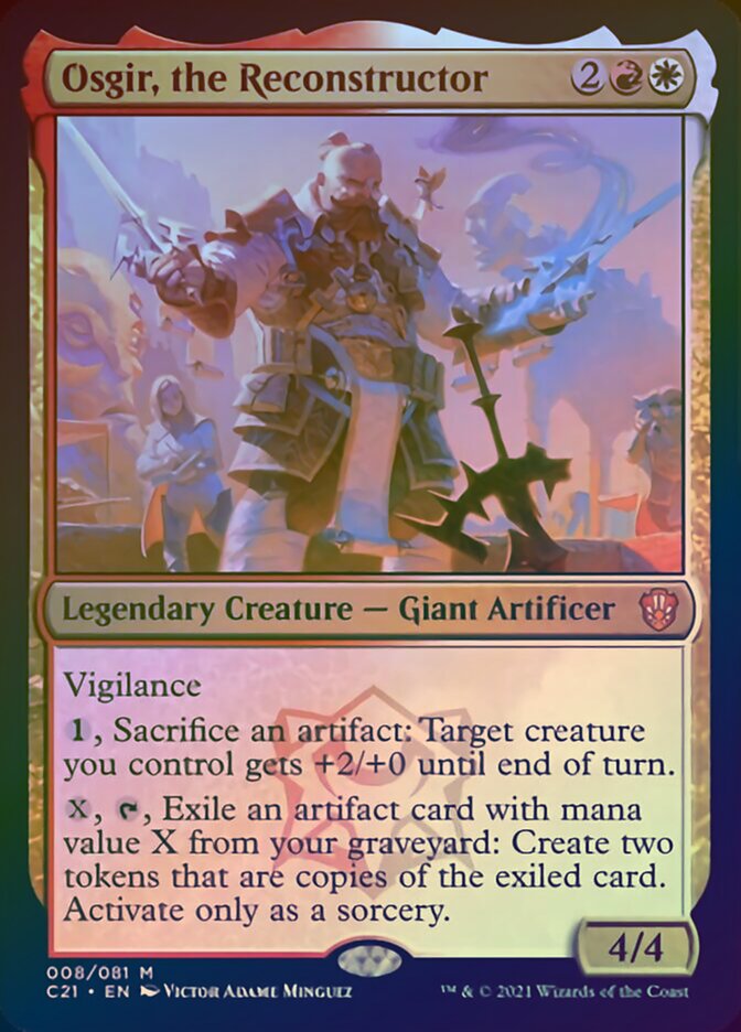 Osgir, the Reconstructor (Display Commander) [Commander 2021] | Dumpster Cat Games
