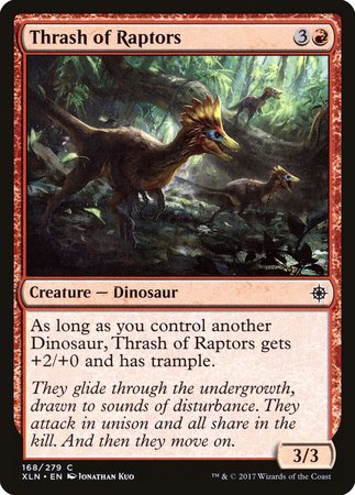 Thrash of Raptors [Ixalan] | Dumpster Cat Games