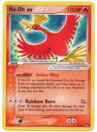 Ho-Oh ex (17/17) (Non-Holo) [POP Series 3] | Dumpster Cat Games