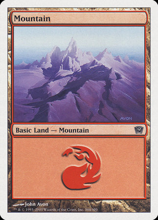 Mountain (344) [Ninth Edition] | Dumpster Cat Games