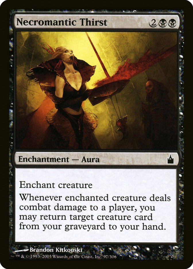 Necromantic Thirst [Ravnica: City of Guilds] | Dumpster Cat Games