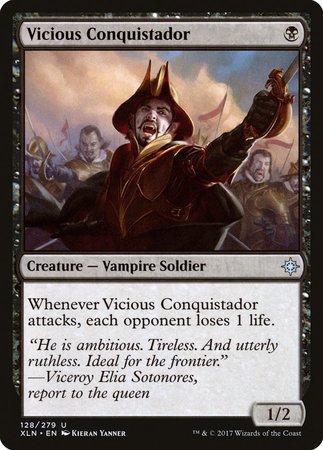 Vicious Conquistador [Ixalan] | Dumpster Cat Games