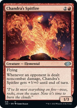 Chandra's Spitfire [Jumpstart 2022] | Dumpster Cat Games