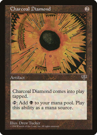 Charcoal Diamond [Mirage] | Dumpster Cat Games