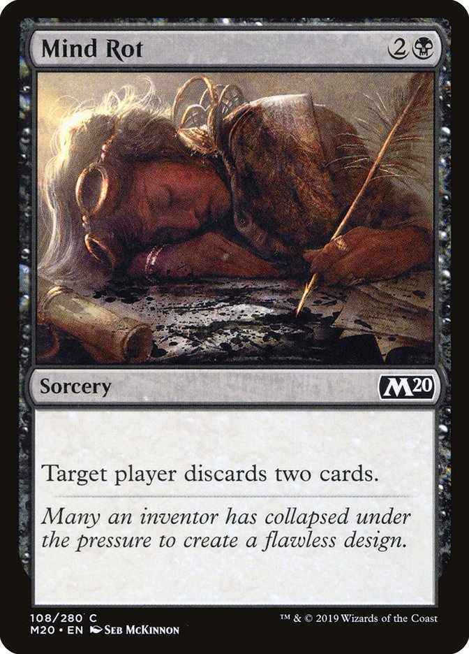 Mind Rot [Core Set 2020] | Dumpster Cat Games