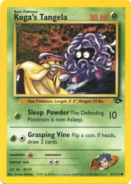 Koga's Tangela (81/132) [Gym Challenge Unlimited] | Dumpster Cat Games
