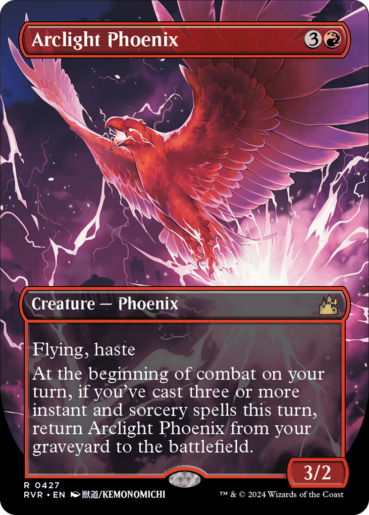 Arclight Phoenix (Anime Borderless) [Ravnica Remastered] | Dumpster Cat Games