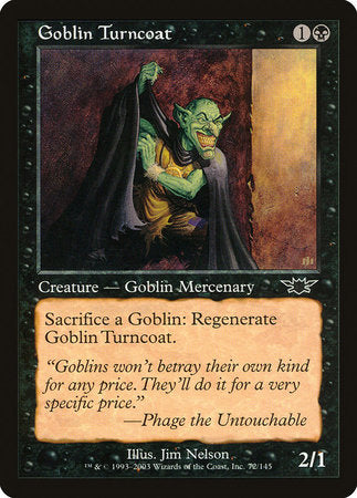 Goblin Turncoat [Legions] | Dumpster Cat Games