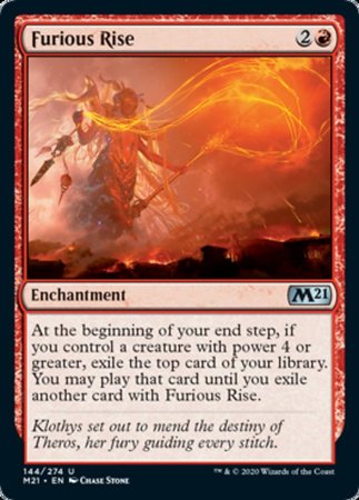 Furious Rise [Core Set 2021] | Dumpster Cat Games