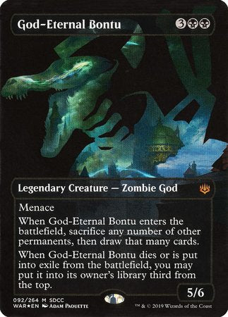 God-Eternal Bontu SDCC 2019 EXCLUSIVE [San Diego Comic-Con 2019] | Dumpster Cat Games