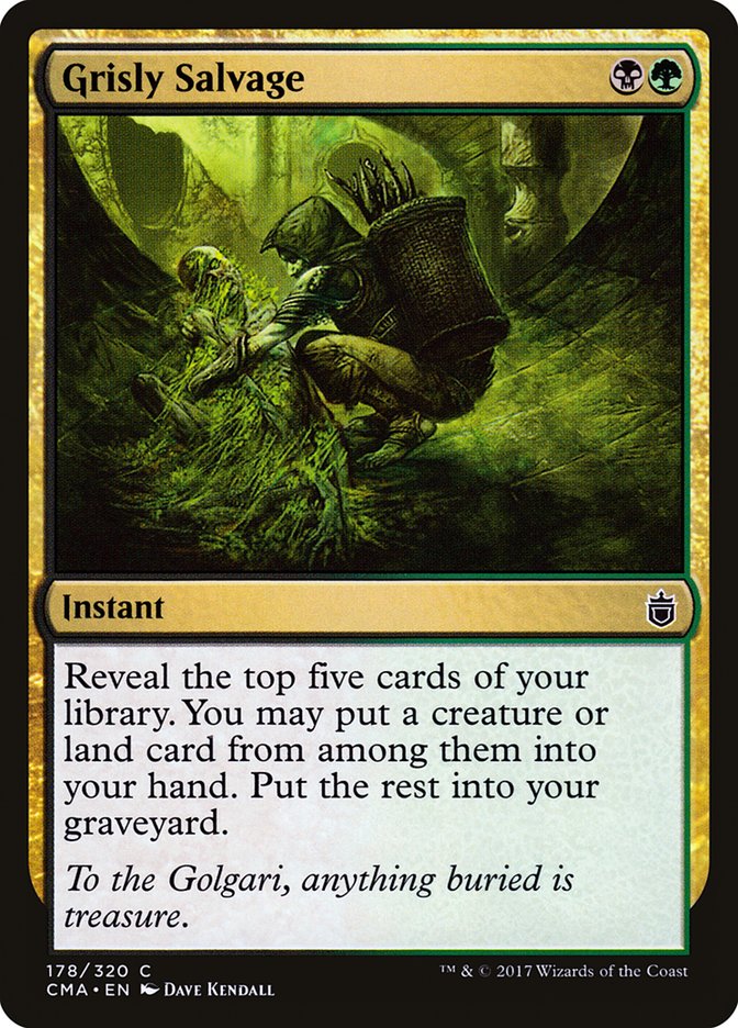 Grisly Salvage [Commander Anthology] | Dumpster Cat Games