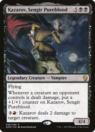 Kazarov, Sengir Pureblood [Dominaria] | Dumpster Cat Games