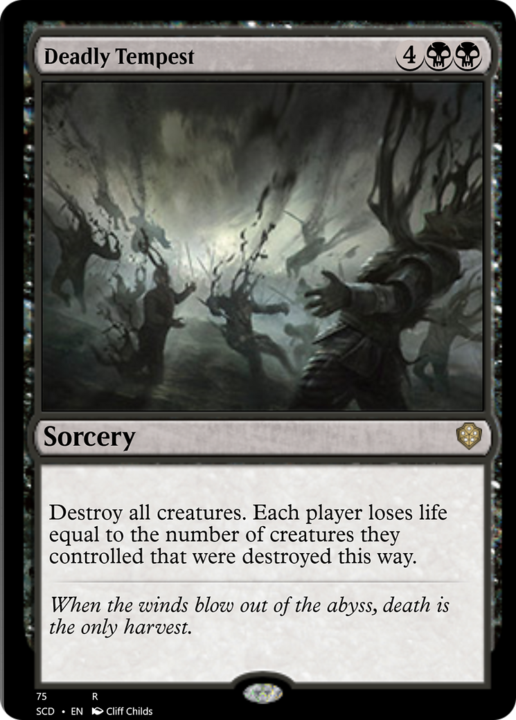 Deadly Tempest [Starter Commander Decks] | Dumpster Cat Games