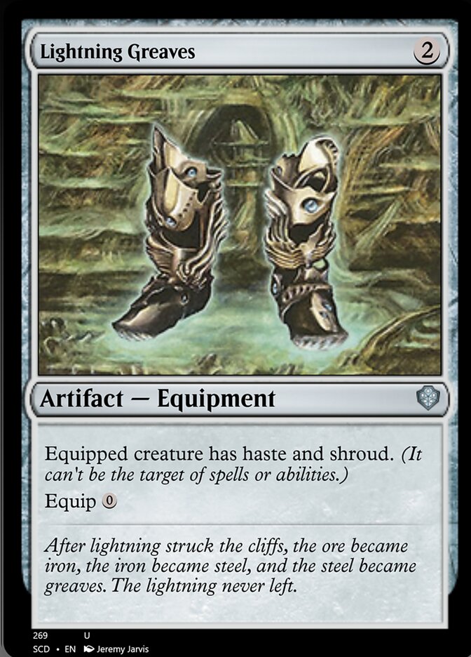 Lightning Greaves [Starter Commander Decks] | Dumpster Cat Games