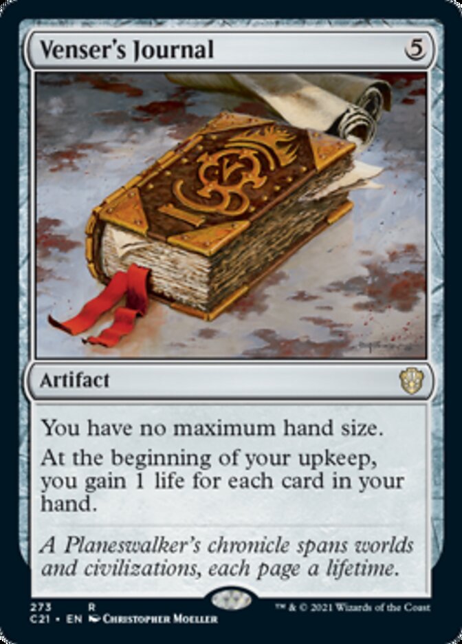 Venser's Journal [Commander 2021] | Dumpster Cat Games