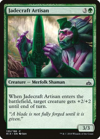 Jadecraft Artisan [Rivals of Ixalan] | Dumpster Cat Games