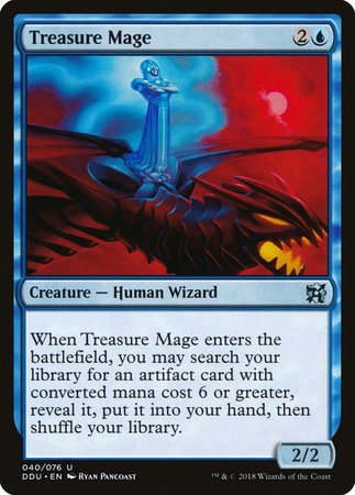 Treasure Mage [Duel Decks: Elves vs. Inventors] | Dumpster Cat Games