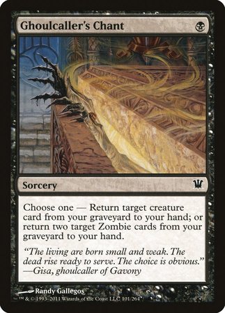 Ghoulcaller's Chant [Innistrad] | Dumpster Cat Games