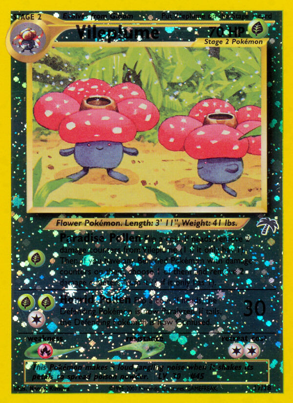 Vileplume (17/18) [Southern Islands] | Dumpster Cat Games