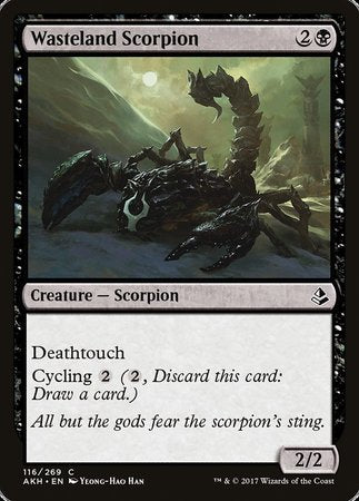 Wasteland Scorpion [Amonkhet] | Dumpster Cat Games