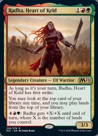 Radha, Heart of Keld [Core Set 2021] | Dumpster Cat Games