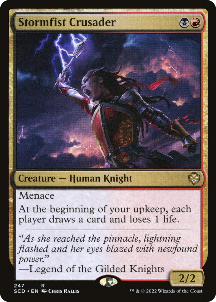 Stormfist Crusader [Starter Commander Decks] | Dumpster Cat Games