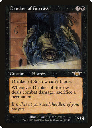 Drinker of Sorrow [Legions] | Dumpster Cat Games